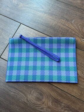 Rothy's Zippered Wristlet - Purple/Green